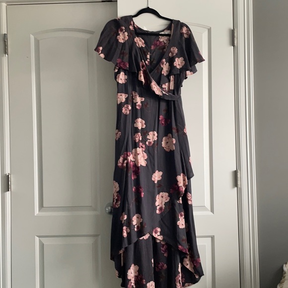 Floral High Low Dress - Picture 1 of 3